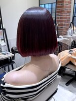 クアトログランシュ 水戸店(QUATRO×GranCieux)&nbsp;髪質改善ストレート×ピンクボブ　水戸/髪質改善/カット/カラー