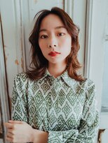 リュープリエ 笹塚(Lieu plie)&nbsp;前髪上げの軽めレイヤースタイル