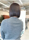 丸みミニボブ（20代/30代/ベージュ/グレージュ）MI74
