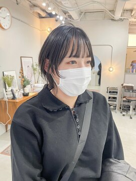 ヘアー アイス カンナ(HAIR ICI Canna) 20代30代40代ナチュラルソフトウルフ乾かすだけモカベージュ
