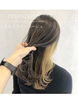 リアラ 渋谷(LIALA)&nbsp;ブリーチ、ダブルカラー、インナーカラー、イヤリングカラー