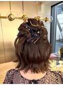 肩レングスヘアセット