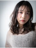 小顔姫カットレイヤー抜け感ワンカールミディアムv志木20代30代