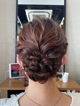 ガーデン 銀座(GARDEN) チェリーブラウン ヘアセット お呼ばれヘア ヘアアレンジ