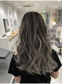ハイライトバレイヤージュダブルカラーケアブリーチ20代30代40代