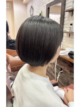 ゴエン(goen hair lounge) まとまるショートボブ