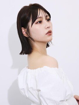 フリップビーアヴェダ(FLIP B AVEDA) 本八幡×モードなウェットボブ×モテ髪