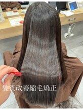アース 若葉台店(EARTH) 乾かすだけで感動のツヤ髪へ。髪質改善縮毛矯正で新しい自分に