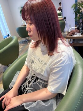 ヘアースパリゾート リアン 燕三条店(Lien) レイヤー_レッドブラウン_