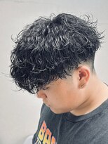 ジーニー 新百合ヶ丘(Genie)&nbsp;ダークアッシュニュアンスパーマ韓国マッシュベリーショート