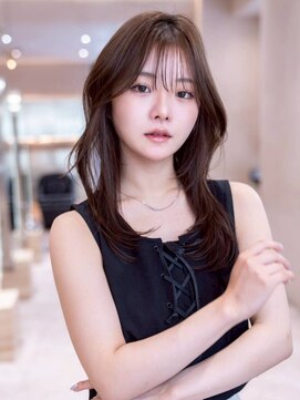 オースティン 登戸向ケ丘遊園(AUSTIN) 髪質改善/デザインカラー/レイヤーカット/オリーブベージュ