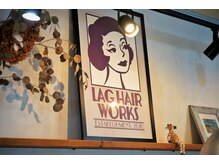 ラグヘアーワークス(LAG HAIR WORKS)の雰囲気(想いが詰まったロゴとともにお迎えいたします♪)