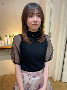 ベター(better) レディースセミロング/くびれヘア/シースルー