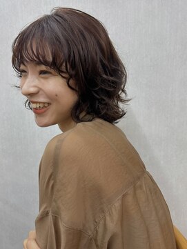 ガーデン 銀座(GARDEN) ボブ ボブカット ボブレイヤー ボブパーマ ボルドーカラー