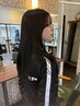 髪の長いお客様向けカット+髪質革命カラー(カラー+縮毛矯正)¥30800