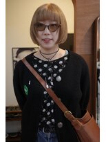 チャプター 問屋町(chapter)&nbsp;パツっとボブケアブリーチダブルカラーブロンドベージュ韓国ヘア