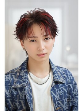 オーシャントーキョー 仙台(OCEAN TOKYO) フェザーショートニュアンスパーマセンターパートツーブロック