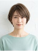 30代大人ショートレイヤー×手入れ簡単小顔カット