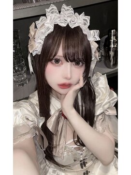 インク 渋谷(INK.) ミルクティーブロンドニュアンスウルフワンホンレイヤー渋谷