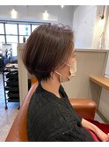 ショートボブ×ショートボブ
