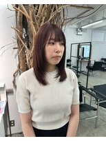 ソーソー(SoSo)&nbsp;ブリーチなしレッドダークパープル