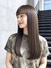 【潤い美髪ケア】プルームナノミスト+カット+艶カラー+４stepトリートメント