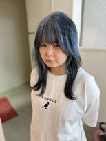 アンジェリカ 近鉄奈良店(ANGELICA)&nbsp;アイスブルールーツカラー【RIHO】