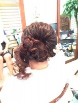 ロカット サロン(Roquat Salon)&nbsp;サイドアップヘアセット　【ヘアアレンジ　立川/立川南　浴衣】