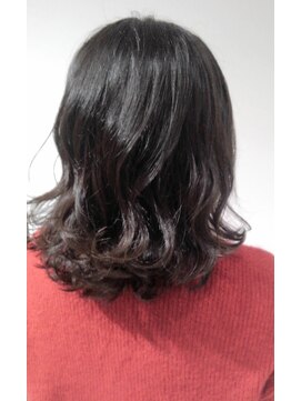 エイトタマプラ たまプラーザ店(EIGHT tamapla) 【EIGHTたまプラ】デザインカラー_切りっぱなしボブ