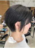 [The C 岩崎]丸みシルエット◎ニュアンスショート(^^)