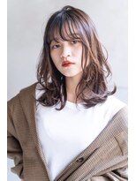 レニーバイエース(LANY by ACE)&nbsp;【LANY 横浜】外ハネミディ×アッシュベージュ