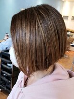 ヘアーリゾート マハナ(HAIR RESORT MAHANA)&nbsp;【hair resort MAHANA平岩】ボブ×海外風グラデ&ハイライト