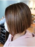 【hair resort MAHANA平岩】ボブ×海外風グラデ&ハイライト