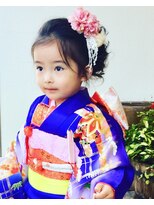 ビセナカオ(Visees de NAKAO) 七五三3歳女の子♪ヘアセット＋振袖着付け