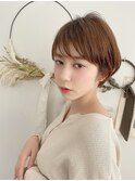 前髪カール/ネオシースルーバング/くびれボブ［銀座］