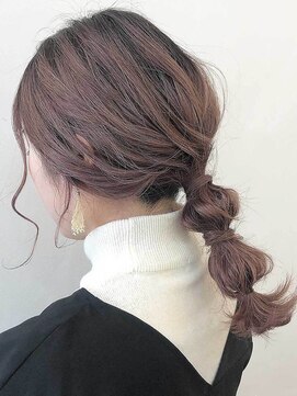 ヴィーナス 倉敷店(Ve-nus) ピンクブラウン×オニオンテイル