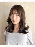 大人ガーリーチョコレート艶感レイヤーカットモード