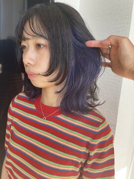 スターリバー(STAR RIVER) 顔まわりウルフ×ブルーラベンダー