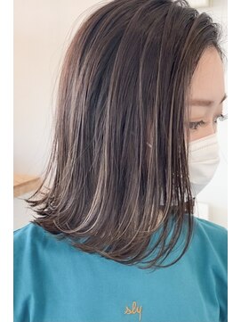 ヘアーメイク チョコ(hair make choco) ハイライト/透明感カラー/韓国風ボブ/韓国風顔まわりレイヤー