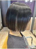 顎ラインショートボブ
