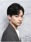 メンズナチュラルセンターパート<理容室><MEN'S/中野/バーバー>