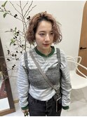 クセをいかしたベージュカラー♪