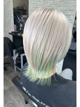 リリー(Lilly) Lilly ゆり【white×lime green】