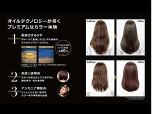 イノアカラーが人気の理由3…【髪質改善のような潤いの変化】