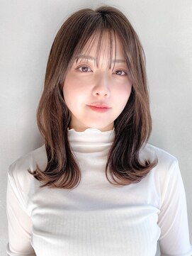 リヤン 表参道(lyann) くびれヘア レイヤーカット アプリコットオレンジ ハイライト ☆