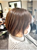 酸熱×ショートスタイル×髪質改善×３０代×４０代×５０代