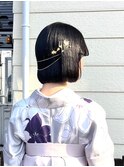 ヘアセット/ボブ/ボブアレンジ/アレンジスタイル/艶髪