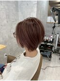 ショート/ピンクベージュ