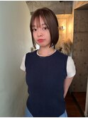 【諒】ミニボブ切りっぱなしボブタッセルボブぱっつんボブ前髪