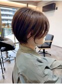 前髪長めショート